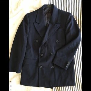 Boys double breasted formal blazer jacket size 14